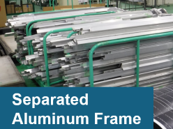 Separated aluminum frame